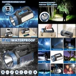 Solar Led Flashlight Emergency Strobe Usb Fast Charging Camping Hiking 8000LUM. Fixed Price $38.98.