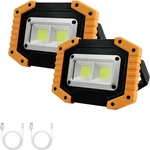 Tekstap Led Work Light Rechargeable, 30W 2000LM Portable Pack, Orange. Fixed Price $49.27.