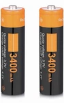 Rechargeable Battery Set, 4PACK 3400MAH Large Capacity 3.7VOLT Li-ion. Fixed Price $7.00.