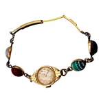 Vintage Waltham Watch With Jb Scarab Bracelet 14K Case 1/20 12K Gold Filled Band. Fixed Price $399.95.