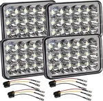 4-PACK Led Headlight Rectangular H4651 H4652 H4656 H6545 H4666 Headlamp Kenworth. Fixed Price $92.60.