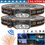 1/2 Pack Rechargeable Headlamp, Ultra Bright Adjustable Strap. Fixed Price $12.28.