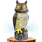 Ugold Solar Powered Owl With Motion Detection, Silent Mode, Flashing Brown. Fixed Price $65.31.