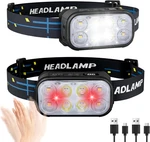 Rechargeable Pack, Super Bright Led Lamp, 1500 Lumen, 12 Modes,. Fixed Price $25.99.