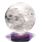 Levitating Moon Lamp, Magnetic Floating Spinning Luna Night Light With. Fixed Price $52.30.