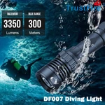 Trustfire 3350LM Diving Scuba Flashlight 100M Underwater For Photography X. Fixed Price $52.79.