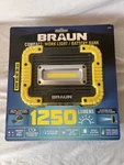 Braun Rechargeable Led Work Light Battery Bank 1250 Lumens Usb Yellow/black. Fixed Price $35.99.