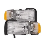 Headlightsdepot Chrome Housing Halogen Pair, Original Style. Fixed Price $128.99.