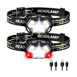 2000LM Ultra Bright 9 Led Headlamp, Pack Usb Rechargeable H... Fast Usa Ship. Fixed Price $31.47.