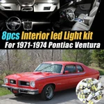 8PC Super White Car Interior Led Light Bulb Kit For 1971-1974 Pontiac Ventura. Fixed Price $12.99.