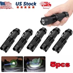 5PCS Tactical Adjustable Focus Zoom Led Waterproof Flashlight Torch 3-MODES Lamp. Fixed Price $15.99.