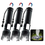 3 Pack High Lumens Rechargeable Flashlight, 990000LM 7 Modes Flashlights, Pow.... Fixed Price $46.79.