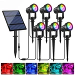 T-sunus Solar Lights Outdoor Color Changing 6-IN-1, Landscape Spot.... Fixed Price $91.78.