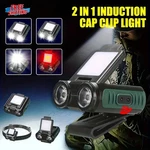 Cap Led Light Clip-on Headlamp Usb Rechargeable Sensor Hat Torch. Fixed Price $12.80.