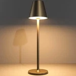 Timjorman Modern Led Cordless Table Lamp, 4000MAH Rechargeable Battery, 3 Khaki. Fixed Price $37.96.
