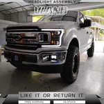 Ford F150 Pickup 2018-2020 Vland Led Projector Headlights Black Front Lamps. Fixed Price $459.99.