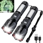 Sogidon Rechargeable Flashlights 1500000L High Lumens 2 Pack Led Bright Handheld. Fixed Price $73.10.
