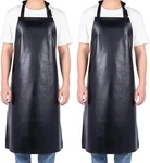 Homsolver Waterproof Rubber Vinyl Apron For Unisex Adult, Adjustable, Lightweigh. Fixed Price $47.64.