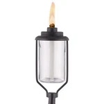 Tiki Convertible Black/clear Glass/metal 65 In. Outdoor Torch 1 Pc. Fixed Price $28.79.