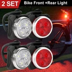 Bike Light Tail Warning Hazard Waterproof Led Front&rear Lamp Usb Rechargeable. Fixed Price $11.99.