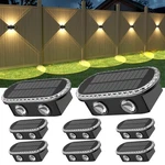 Ellasay Solar Fence Lights Outdoor: IP65 Waterproof Bright Led Wall Lighting .... Fixed Price $89.99.