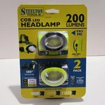 Cob Led Headlamp's (pack Of 2) With Three Switch Functions. Steelton Tools.. Fixed Price $19.99.