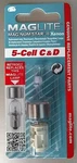 Maglite Flashlight Part 5 Cell & D Mag-num Star Ii Xenon Bulb Lamp 107-000-709. Fixed Price $11.49.
