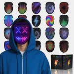 Led Gesture Sensing Light-up Mask Usb-c Rechargeable, 50+ Patterns, Supe. Fixed Price $55.01.