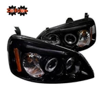 Smoked Headlights Halo Project Led 2/4 Door Coupe Sedan For 01-03 Honda Civic. Fixed Price $179.99.