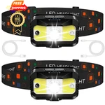 Mioisy Rechargeable, Ultra Bright Led 2 Packs, Black. Fixed Price $33.99.
