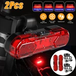 2X Usb Rechargeable Led Bike Tail Light Bicycle Safety Cycling Warning Rear Lamp. Fixed Price $9.48.