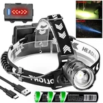 1200000LM Led Headlamp Usb Rechargeable Super Bright Zoom Torch Headlight. Fixed Price $23.99.