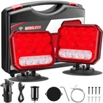Inhtgeas Wireless Trailer Lights Magnetic - Dual Function Version 5044, Red. Fixed Price $106.99.
