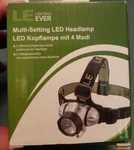 Lighting Ever Multi-setting Led Bright Headlamp Low-high + Red Flashing Nib. Fixed Price $16.00.