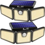 Ameritop Solar Lights Outdoor, Pack 233 Led High Brightness Cordless .... Fixed Price $32.88.