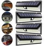 4PCS Litom 118 Led Solar Lamp Pir Motion Sensor Wall Light Waterproof Garden. Fixed Price $57.98.