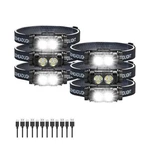 Bud 6PACK Headlamp Rechargeable, 5000L Super Bright Light Led... Usa Fast Ship. Fixed Price $71.29.
