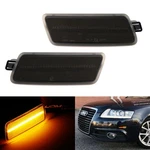 Smoked Lens Amber Full Led Bumper Side Marker Light Kit For 05-11 Audi A6 RS6. Fixed Price $40.99.
