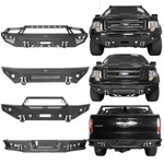 Hooke Road Steel Front Bumper Rear Step Bars Assembly For F-150 09-14. Fixed Price $1038.08.