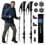Hiking Poles Carbon Fiber Collapsible Lightweight Adjustable Walking Sticks. Fixed Price $74.99.