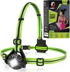 Lumefit Running Lights For Runners With Yellow Reflective Green JR-0901. Fixed Price $28.88.