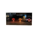 Infinity X1 Glass Mushroom Landscape Solar Lights Hand Blown Artisan 3-PACK. Fixed Price $69.95.