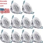 Pocketman Pack 110V 3W Dimmable Led Ceiling Downlight Spotlight Lamp. Fixed Price $38.99.