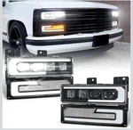 Led Assembly 500% Bright Anti-glare Headlights For 1988-1998 Chevy Gmc. Fixed Price $318.00.