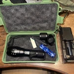 Vastfire Adjustable Ultra Bright Flashlight W/case And 2 Rechargeables. Fixed Price $18.00.