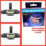 2 Pack- Cob Headlight- Ultra Bright Led Headlamp 600 Lumens Very. Fixed Price $12.95.