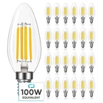 Luxrite Candle Led Bulb 800 Lumens Natural White 7W Dimmable E12 24-PACK. Fixed Price $208.99.