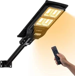 Langy 3000K Warm White Solar Street Lights Outdoor,commercial Parking Lot Lig.... Fixed Price $126.87.