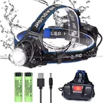 25000LM Led Headlamp Rechargeable Headlight Zoomable Torch Flashlight. Fixed Price $7.99.