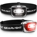 Gearlight Led - Pack Of 2 Outdoor Flashlight Headlamps W/adjustable.... Fixed Price $24.78.
